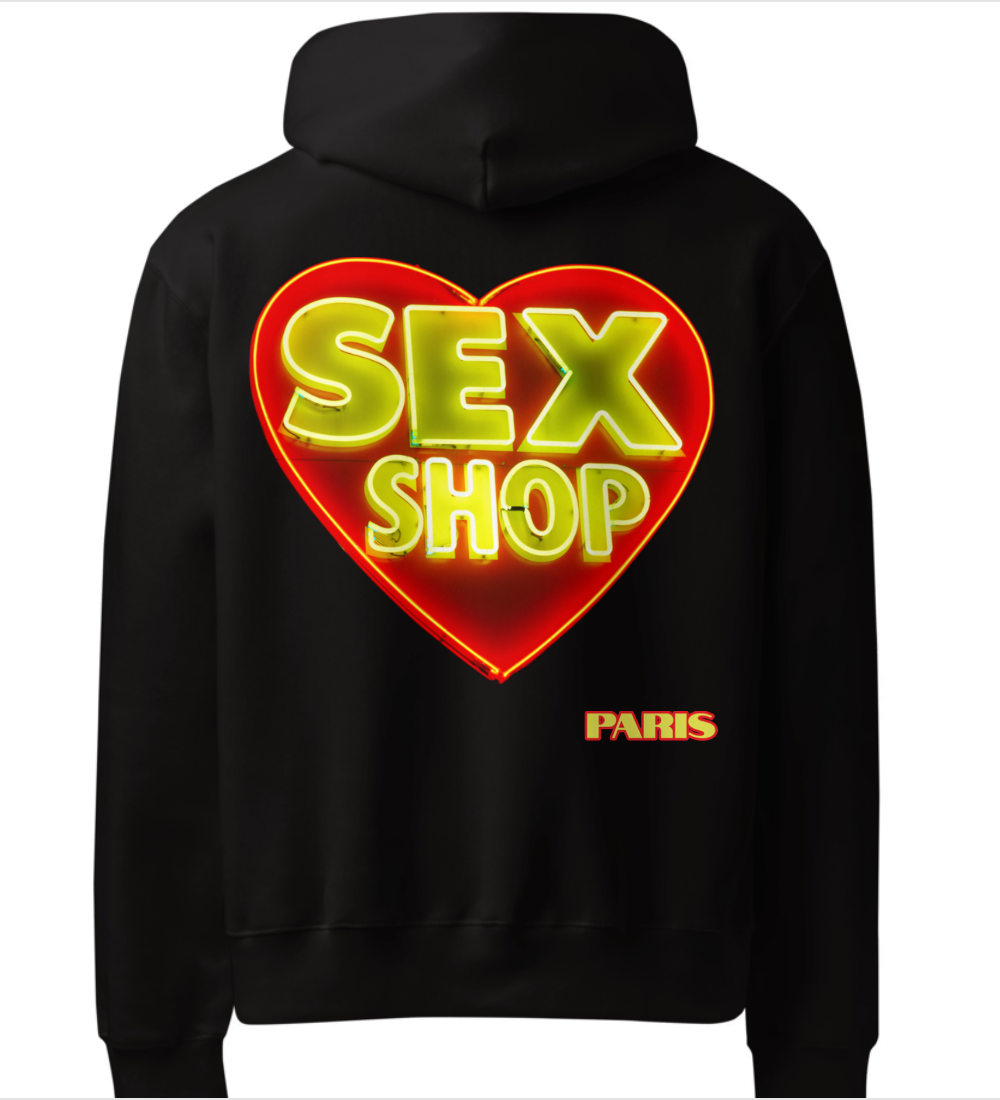 sex shop hoodie