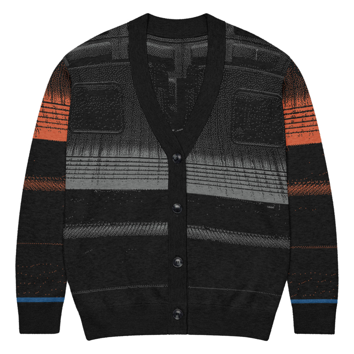 orange line arriving cardigan