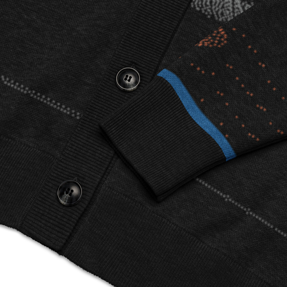orange line arriving cardigan
